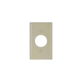 5131V-BOX PLACA 1 MODULO MARFIL PARA RECEPTACULO SENCILLO CIRCULAR MONTAJE CON T