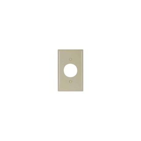 5131V-BOX PLACA 1 MODULO MARFIL PARA RECEPTACULO SENCILLO CIRCULAR MONTAJE CON T