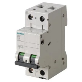 5SL6202-7CC Automático magnetotérmico 400V 6kA 2 polos C 2A Interruptor automático 400V 6kA 2 polos