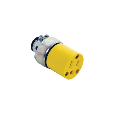 2887-BOX CONECTOR DE VINILO 15A 125V NEMA 5-115 AMARILLO EAGLE