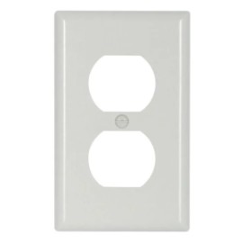 2132W-BOX PLACA DUPLEX TERMOPLASTICA NYLON BLANCO