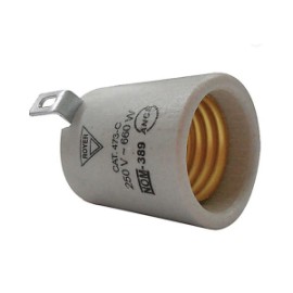 WD4730-C SOQUET PORC P/CANDIL STD ESCUADRA CASQ LATON ROYER