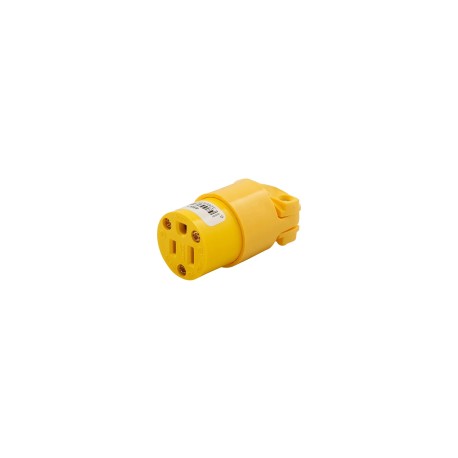 4887-BOX CONECTOR DE VINILO 15A 125V NEMA 5-15 AMARILLO EAGLE