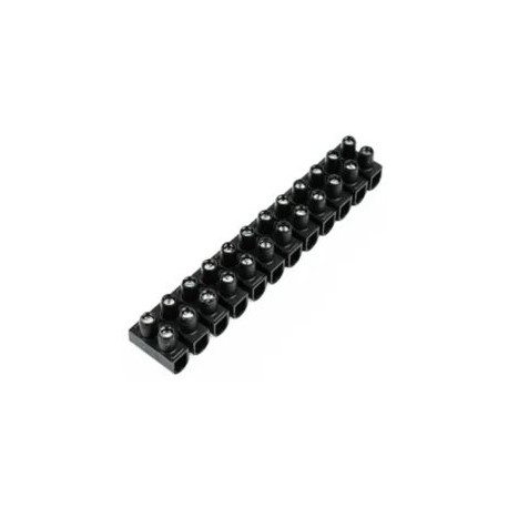 REGLETA DE CONEXION Nylbloc DE 12 POLOS, 6 mm2 41 A AZUL (AWG 12)
