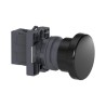 EasyLine botón pulsador 22mm cabeza de hongo 40mm, 1 NA, color negro