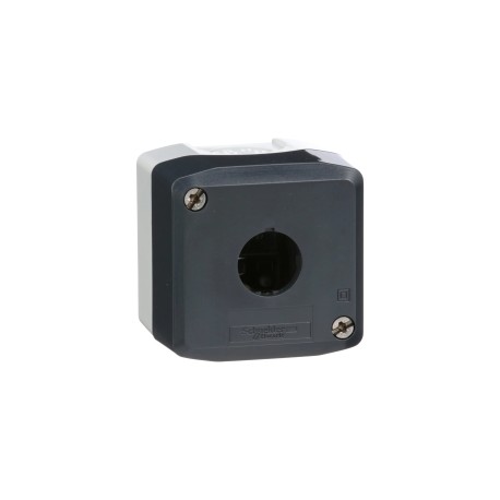 BOTONERA PLASTICA VACIA 1 ORIFICIO GRIS TELEMEC