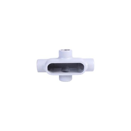 11616791 CONDULET OVALADO 32mm SERIE 7 ALUM.S/TAPA CH.DOMEX