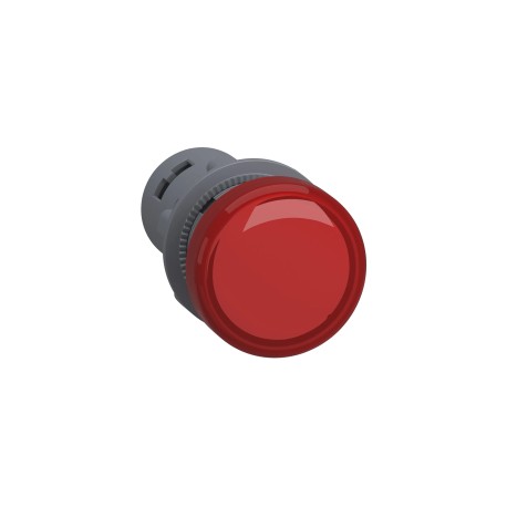 Luz piloto redondo 22 rojo 110V AC terminales de abrazadera de tornillo