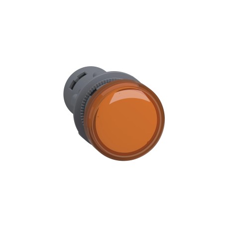 Luz piloto redondo 22 naranja 110V AC terminales de abrazadera de tornillo