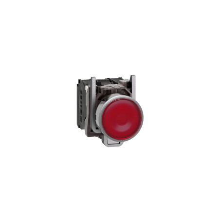 PULSADOR ILUMINADO LED ROJO 130V