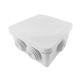 WDC0808P Caja Estancas IP55 80x80x45 con conos y tapa a presion