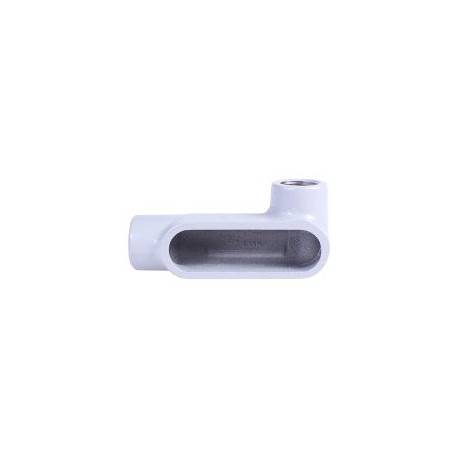 605002 CONDULET OVALADO 19MM SERIE 7 ALUM.S/TAPA CH.DOMEX