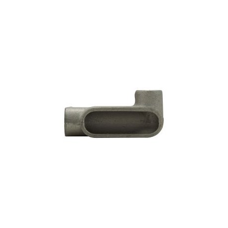 605003 CONDULET OVALADO 25MM SERIE 7 ALUM.S/TAPA CH.DOMEX