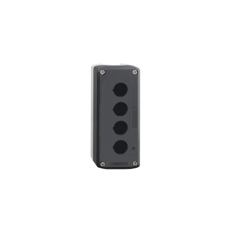 BOTONERA PLASTICA VACIA 4 ORIFICIOS GRIS TELEMECA