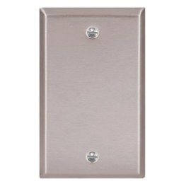 93151-BOX1 Placa 1G Blank Box Mount Std Acero Inoxidable