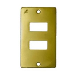 WD3362 PLACA ALUM.ANODIZADO DORADA 2 UNID L/3000 ROYER