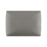 Placa de aluminio con chasis color Acero ciega