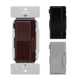 DUL06P-C7 Dimmer Devine Para Todo Tipo De Carga 300W 120V Caratulas Marron Negro Y Gris