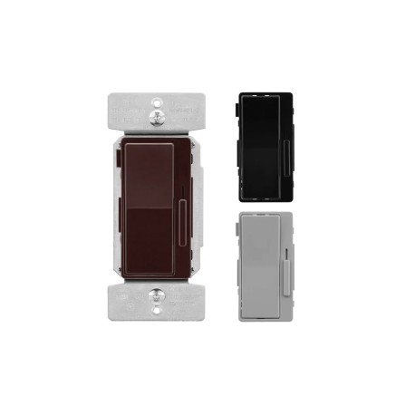 DUL06P-C7 Dimmer Devine Para Todo Tipo De Carga 300W 120V Caratulas Marron Negro Y Gris