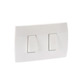 PLACA 1 INT+1 CONM 16A MISTIC BLANCO