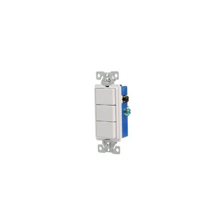 7729W-SP Interruptor Triple Decorator De 1P Blanco 15A 120V Ca